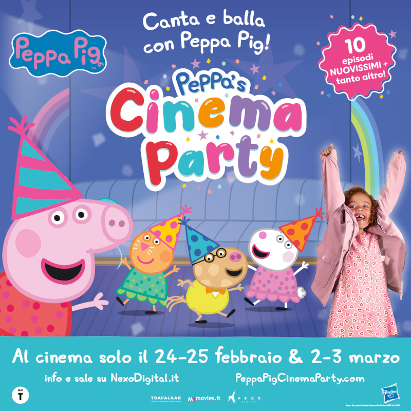 Vent’anni di Peppa Pig, anche a Palermo il “Peppa’s Cinema Party